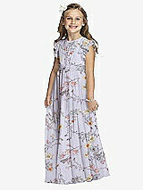 Front View Thumbnail - Butterfly Botanica Silver Dove Flower Girl Dress FL4038