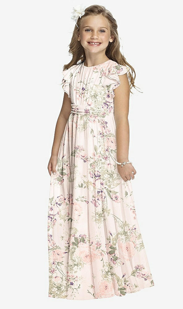 Front View - Blush Garden Flower Girl Dress FL4038