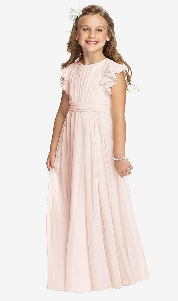 Front View - Blush Flower Girl Dress FL4038