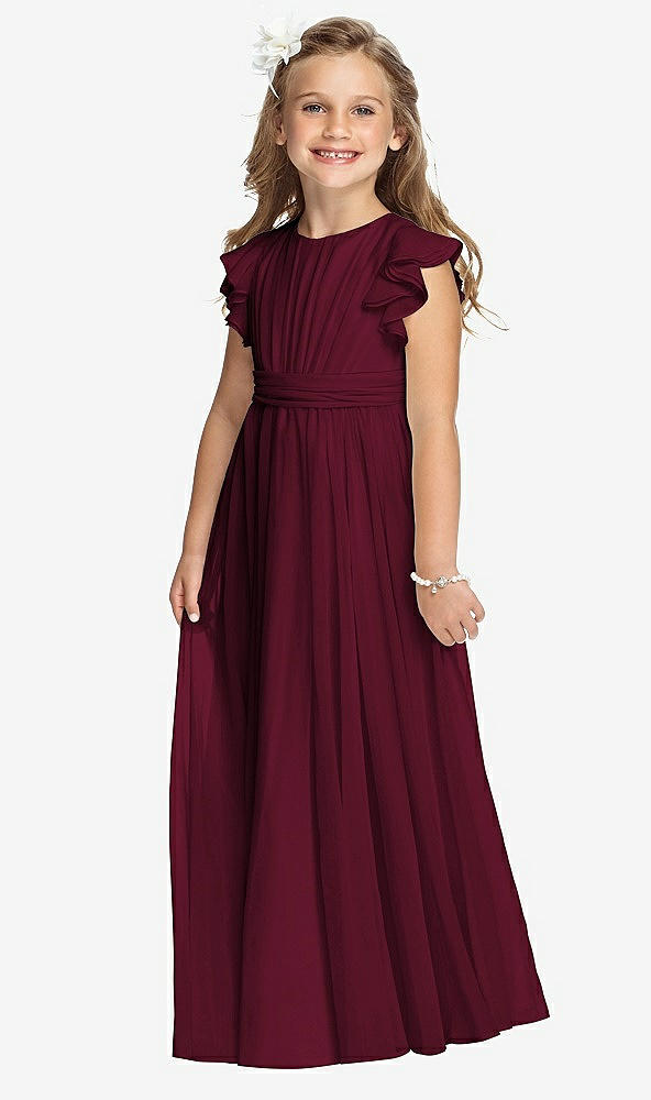 Front View - Cabernet Flower Girl Dress FL4038