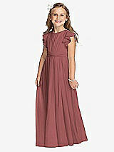 Front View Thumbnail - English Rose Flower Girl Dress FL4038