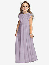 Front View Thumbnail - Lilac Haze Flower Girl Dress FL4038