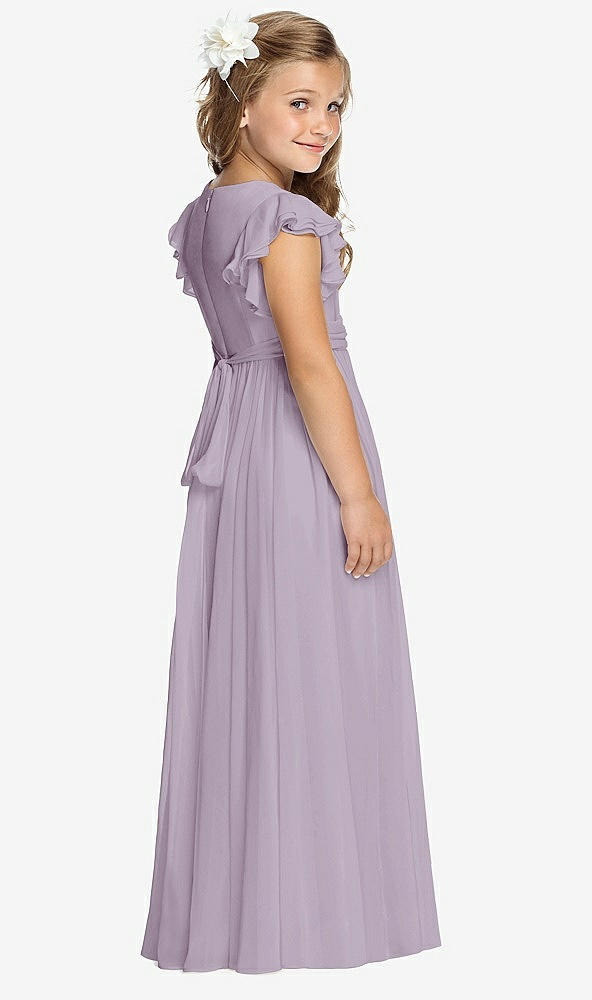 Back View - Lilac Haze Flower Girl Dress FL4038