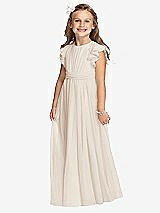 Front View Thumbnail - Oat Flower Girl Dress FL4038