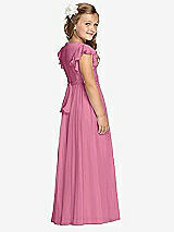 Rear View Thumbnail - Orchid Pink Flower Girl Dress FL4038