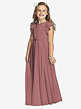 Front View Thumbnail - Rosewood Flower Girl Dress FL4038