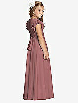 Rear View Thumbnail - Rosewood Flower Girl Dress FL4038