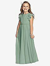 Front View Thumbnail - Seagrass Flower Girl Dress FL4038