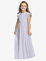 Front View Thumbnail - Silver Dove Flower Girl Dress FL4038