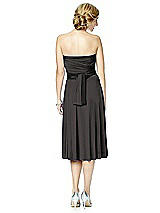 Alt View 6 Thumbnail - Graphite Twist Wrap Convertible Cocktail Dress