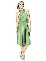 Alt View 3 Thumbnail - Apple Slice Twist Wrap Convertible Cocktail Dress