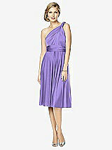 Front View Thumbnail - Tahiti Twist Wrap Convertible Cocktail Dress