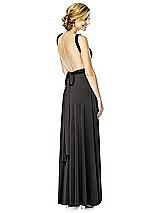 Alt View 4 Thumbnail - Graphite Twist Wrap Convertible Maxi Dress