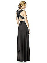 Alt View 6 Thumbnail - Graphite Twist Wrap Convertible Maxi Dress