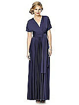 Alt View 1 Thumbnail - Amethyst Twist Wrap Convertible Maxi Dress