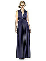 Alt View 5 Thumbnail - Amethyst Twist Wrap Convertible Maxi Dress