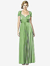 Front View Thumbnail - Apple Slice Twist Wrap Convertible Maxi Dress