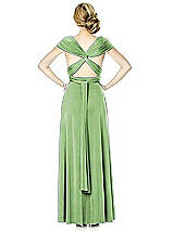 Rear View Thumbnail - Apple Slice Twist Wrap Convertible Maxi Dress