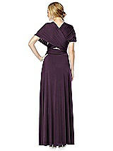 Alt View 2 Thumbnail - Aubergine Twist Wrap Convertible Maxi Dress