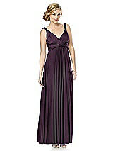 Alt View 3 Thumbnail - Aubergine Twist Wrap Convertible Maxi Dress