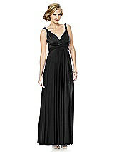 Alt View 3 Thumbnail - Black Twist Wrap Convertible Maxi Dress