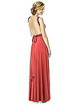 Alt View 4 Thumbnail - Perfect Coral Twist Wrap Convertible Maxi Dress