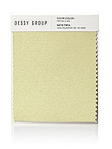 Front View Thumbnail - Butter Yellow Satin Twill Swatch