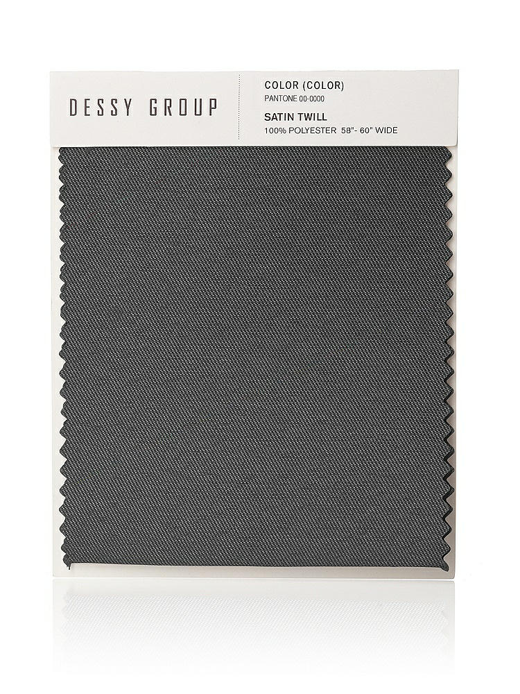 Front View - Gunmetal Satin Twill Swatch