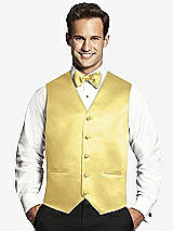 Front View Thumbnail - Sunflower Matte Satin Tuxedo Vests by After Six