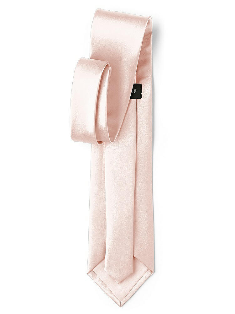 Back View - Blush Matte Satin Neckties by After Six