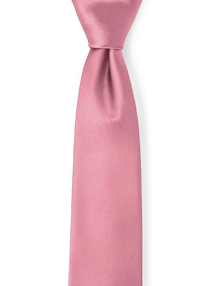 Front View - Carnation Matte Satin Neckties by After Six