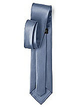 Rear View Thumbnail - Larkspur Blue Matte Satin Neckties by After Six