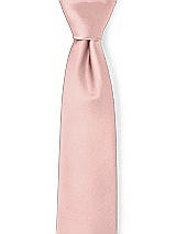 Front View Thumbnail - Rose - PANTONE Rose Quartz Matte Satin Neckties by After Six