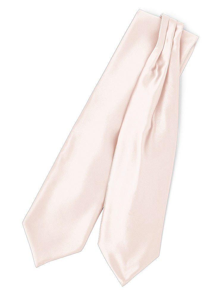 Front View - Blush Matte Satin Cravats by After Six