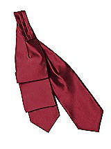 Rear View Thumbnail - Claret Matte Satin Cravats by After Six