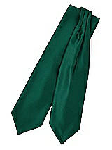 Front View Thumbnail - Hunter Green Matte Satin Cravats by After Six