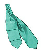 Rear View Thumbnail - Pantone Turquoise Matte Satin Cravats by After Six