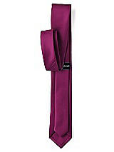 Rear View Thumbnail - Merlot Matte Satin Narrow Ties by After Six