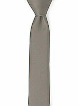 Front View Thumbnail - Mocha Matte Satin Narrow Ties by After Six