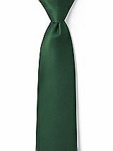 Front View Thumbnail - Hampton Green Matte Satin Boy's 14" Zip Necktie by After Six