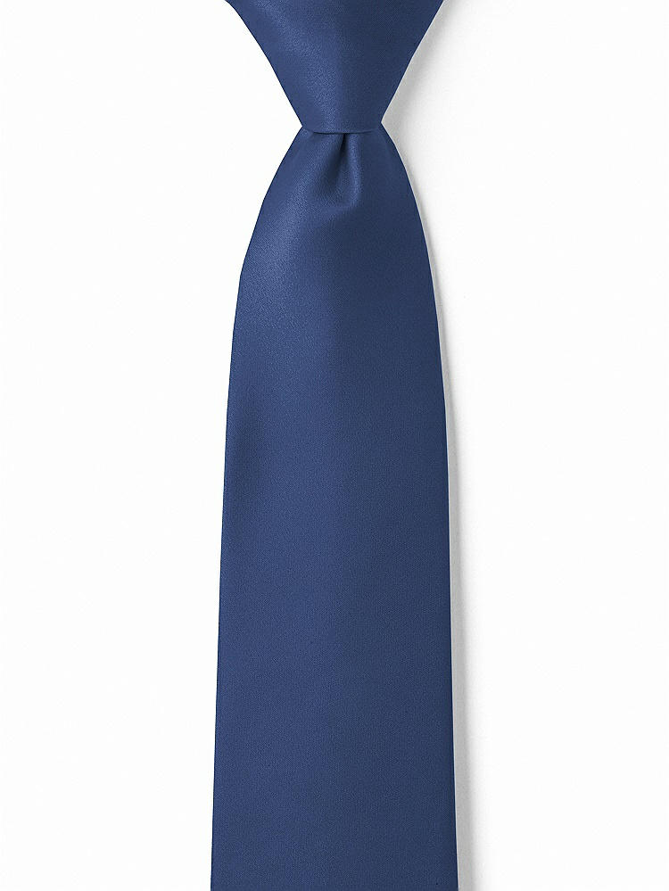 Front View - Sailor Matte Satin Boy's 14" Zip Necktie by After Six