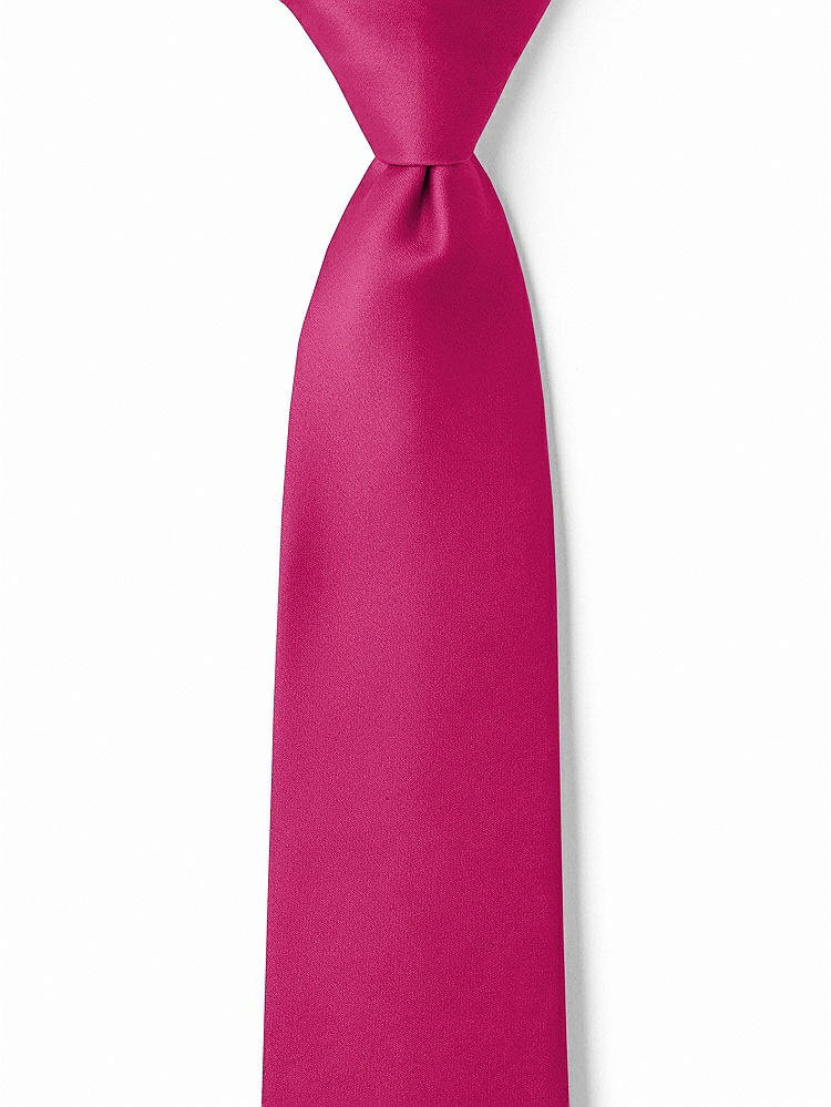 Front View - Tutti Frutti Matte Satin Boy's 14" Zip Necktie by After Six