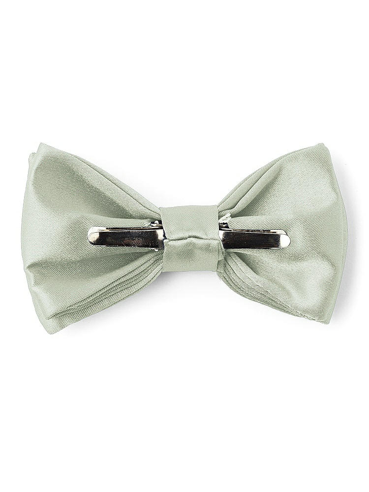 Back View - Celadon Matte Satin Boy's Clip Bow Tie by After Six