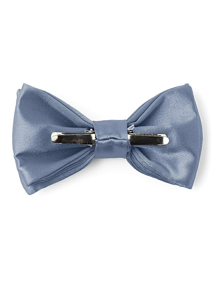 Back View - Larkspur Blue Matte Satin Boy's Clip Bow Tie by After Six