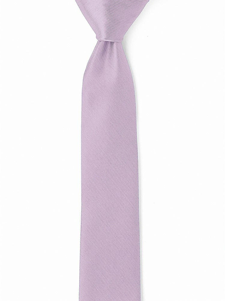 Front View - Pale Purple Yarn-Dyed Narrow Ties by After Six