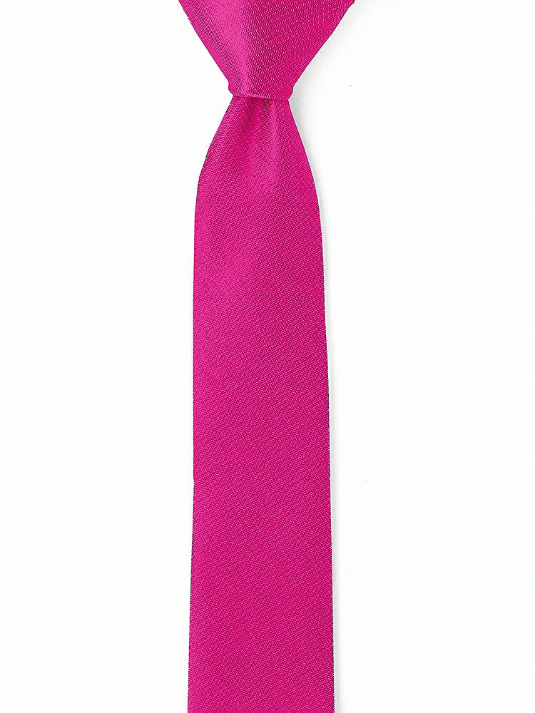 Front View - Think Pink Yarn-Dyed Narrow Ties by After Six