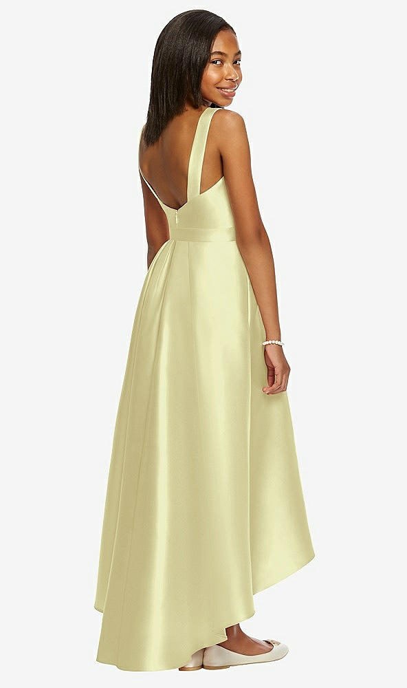 Back View - Butter Yellow Dessy Collection Junior Bridesmaid JR534