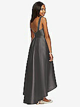 Rear View Thumbnail - Caviar Gray Dessy Collection Junior Bridesmaid JR534