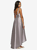 Rear View Thumbnail - Cashmere Gray Dessy Collection Junior Bridesmaid JR534