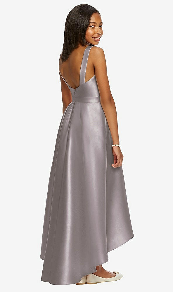 Back View - Cashmere Gray Dessy Collection Junior Bridesmaid JR534